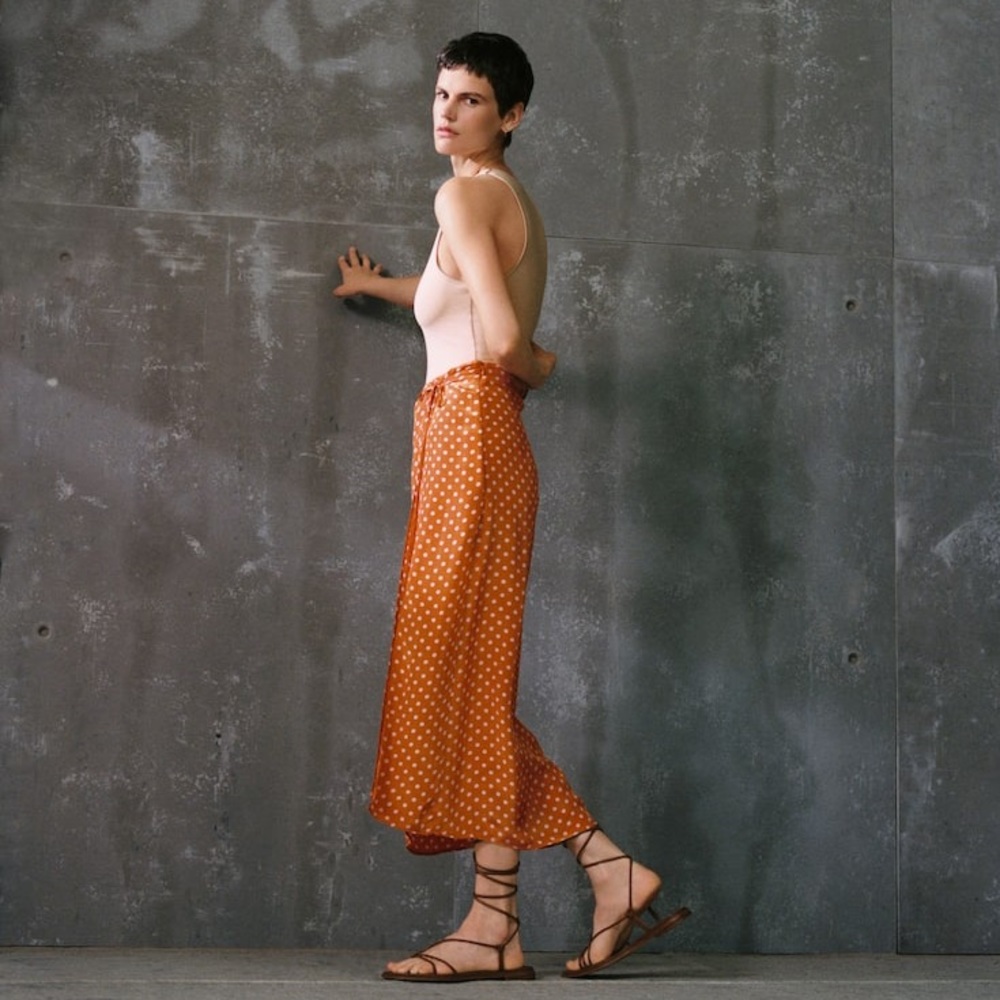 Mango Polka Dot Skirt